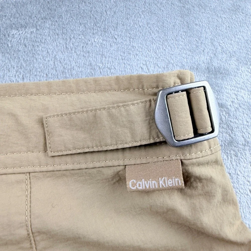 Calvin Klein Swimwear Tan Nylon Board Shorts Men's Large Beige Beach Pool Summer